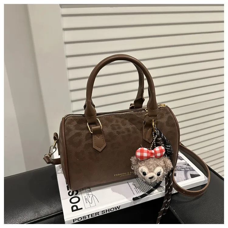 Women's Trendy Textured Small Crossbody Bag - Fashionable Casual Portable Pillow Bag for 2025 thumbnail 7