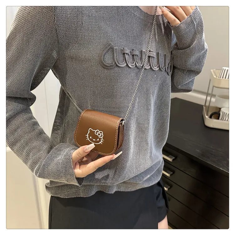 Women's Mini Lipstick Chain Shoulder Crossbody Bag - Fashionable Korean Style Small Handbag for Summer showcase 12