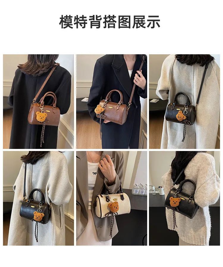 Vintage Trendy Pillow Bag for Women - Casual Stylish Handbag, 2025 Winter Collection, Versatile Shoulder Crossbody Small Bag showcase 8