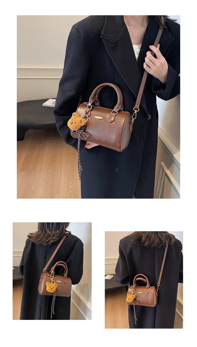 Vintage Trendy Pillow Bag for Women - Casual Stylish Handbag, 2025 Winter Collection, Versatile Shoulder Crossbody Small Bag showcase 12