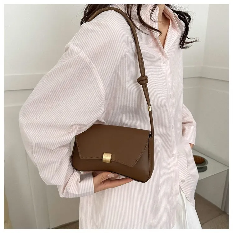 2025 New Arrival Retro Baguette Bag for Women - Stylish Portable Underarm Shoulder Crossbody Small Bag for Girls showcase 11