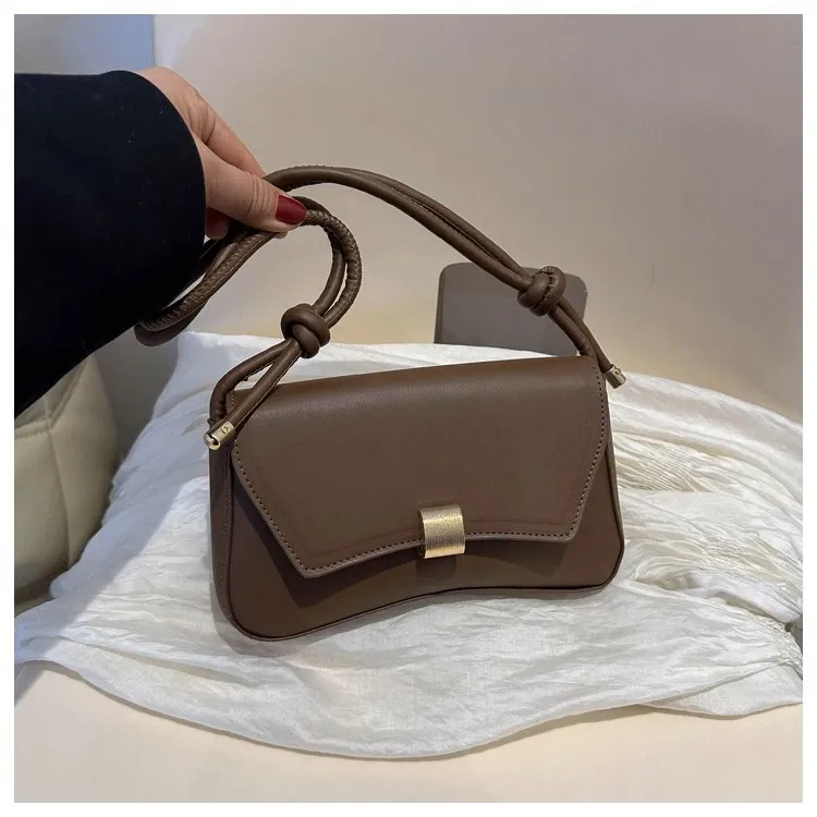 2025 New Arrival Retro Baguette Bag for Women - Stylish Portable Underarm Shoulder Crossbody Small Bag for Girls showcase 20