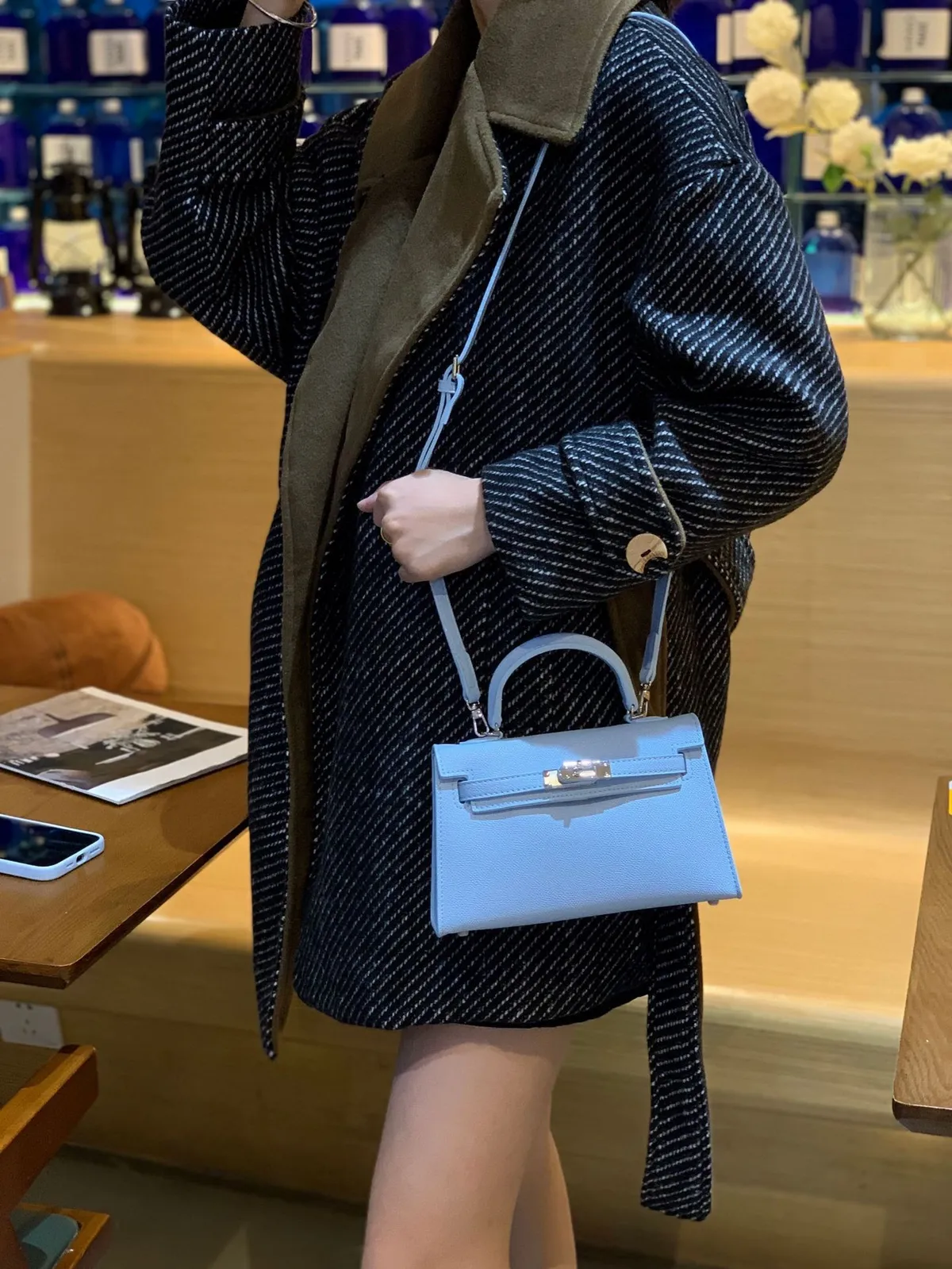 New 2026 Model Mini Kelly Bag - High-End Women's Single Shoulder Crossbody Handbag for Spring/Summer Fashion showcase 4