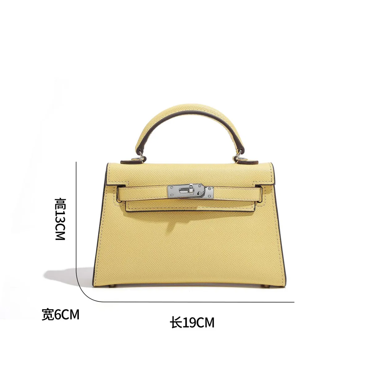 New 2026 Model Mini Kelly Bag - High-End Women's Single Shoulder Crossbody Handbag for Spring/Summer Fashion showcase 2