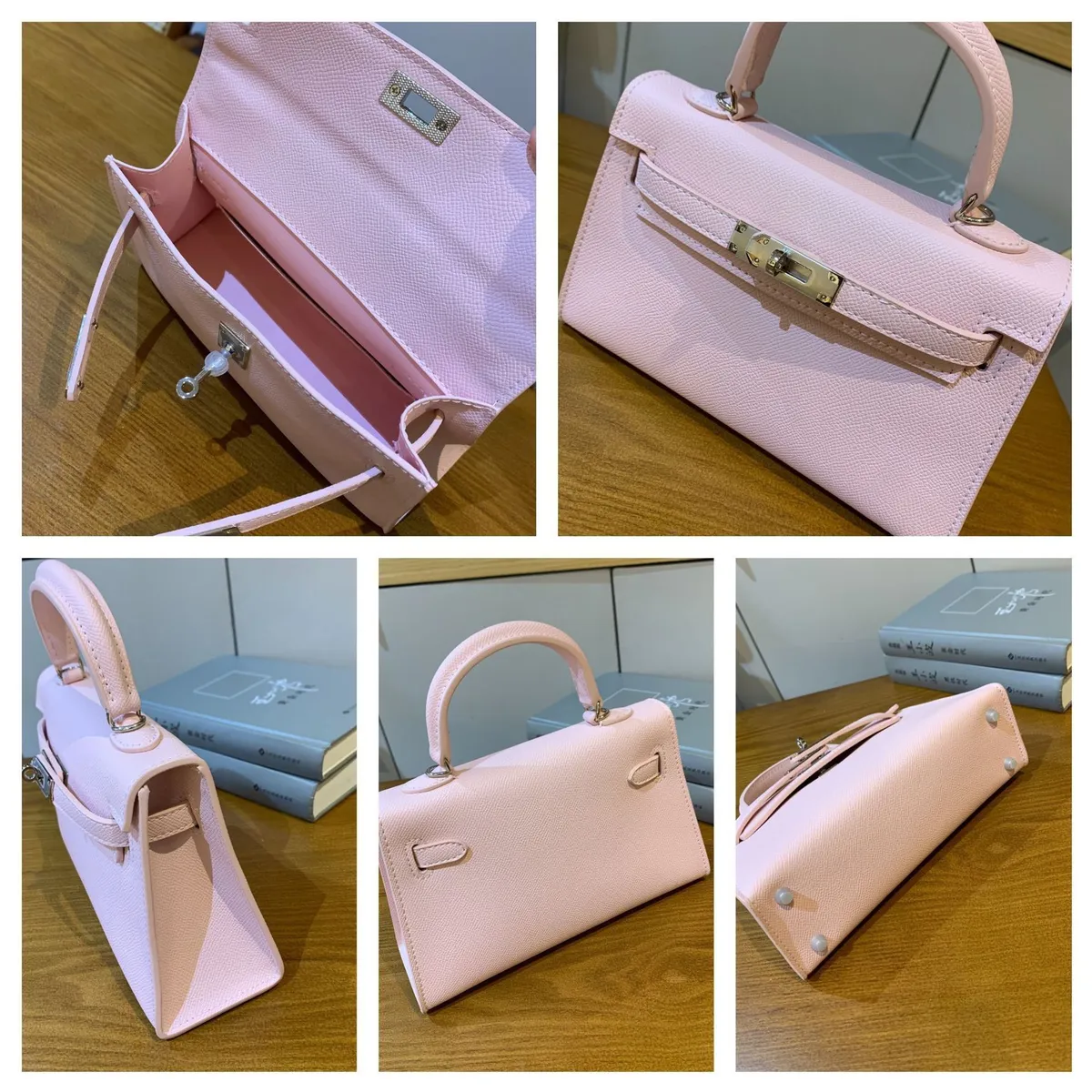 New 2026 Model Mini Kelly Bag - High-End Women's Single Shoulder Crossbody Handbag for Spring/Summer Fashion showcase 3