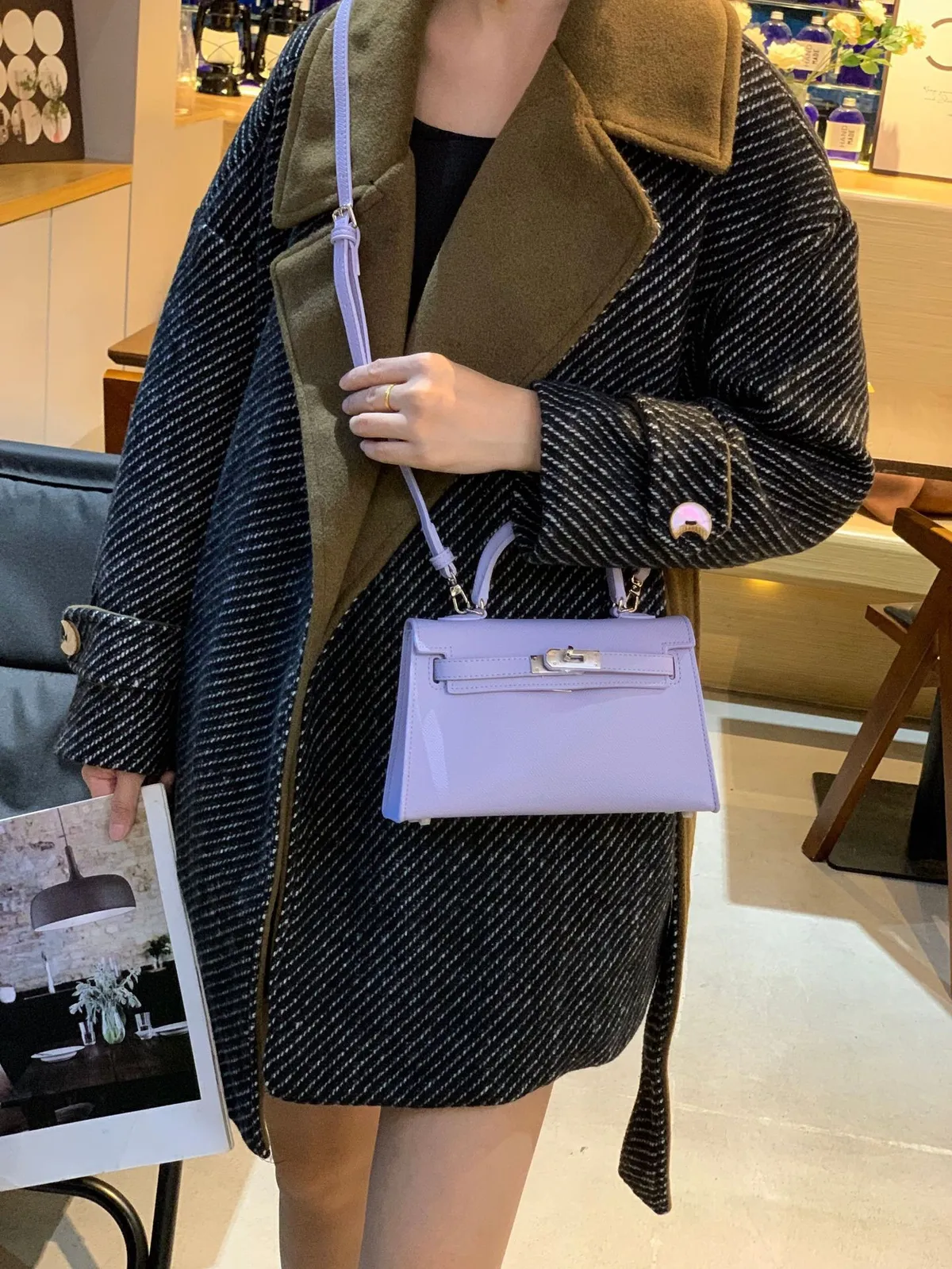 New 2026 Model Mini Kelly Bag - High-End Women's Single Shoulder Crossbody Handbag for Spring/Summer Fashion showcase 6