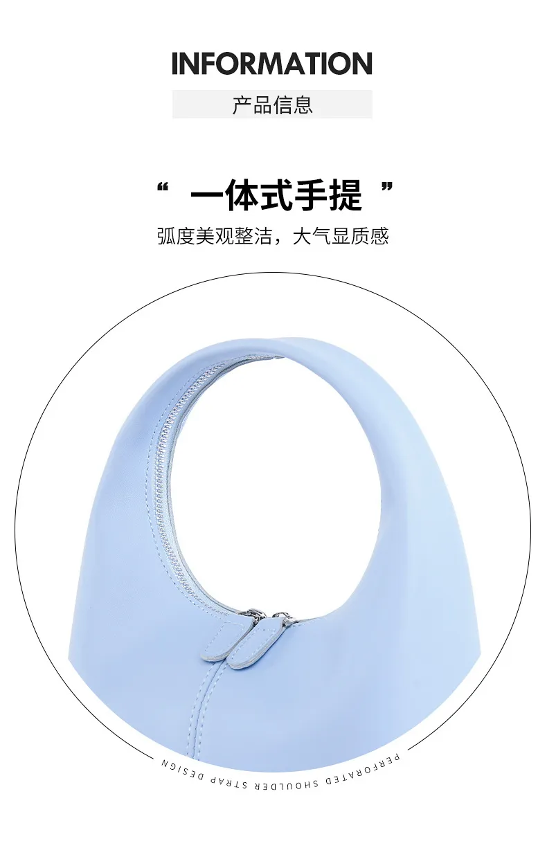 Korean Niche Fashionable Handheld Dumpling Bag for Women - Compact & Exquisite Small Handbag, Best-Selling Ladies' Fashion Accessory showcase 7