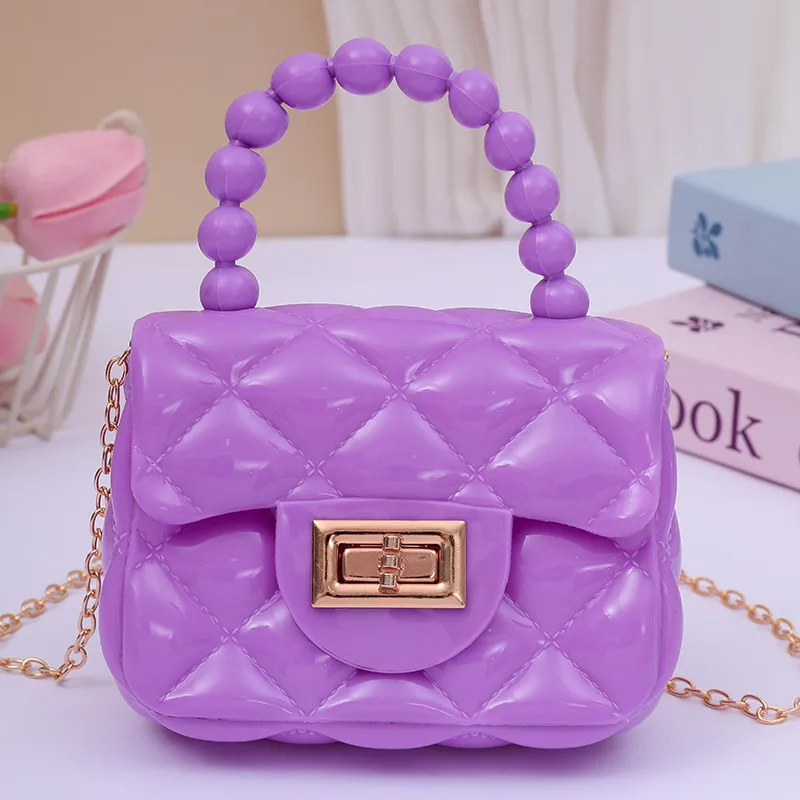 2024 Fashion Pearl Chain Shoulder Bag for Women - Portable Mini Jelly Crossbody Purse, Stylish Evening Handbag for Parties and Outings thumbnail 9