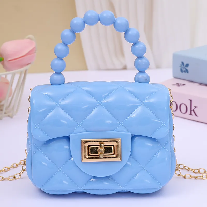 2024 Fashion Pearl Chain Shoulder Bag for Women - Portable Mini Jelly Crossbody Purse, Stylish Evening Handbag for Parties and Outings thumbnail 8