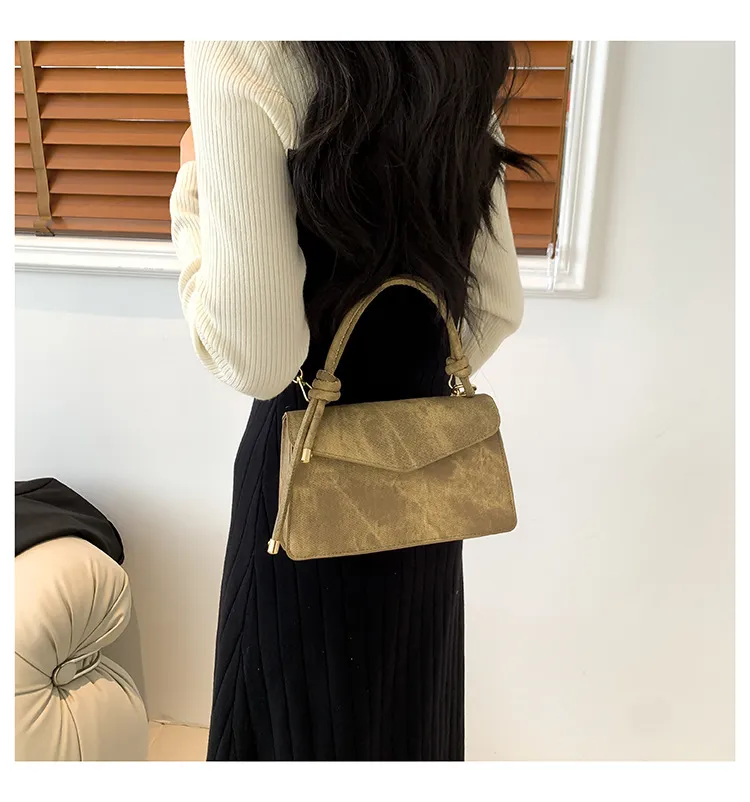 Women's Fashionable Small Square Shoulder Crossbody Bag - Versatile Ins Style Handbag for 2026 showcase 12
