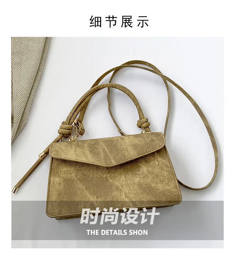 Women's Fashionable Small Square Shoulder Crossbody Bag - Versatile Ins Style Handbag for 2026 showcase 2