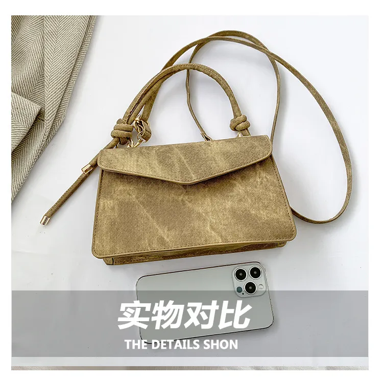 Women's Fashionable Small Square Shoulder Crossbody Bag - Versatile Ins Style Handbag for 2026 showcase 5