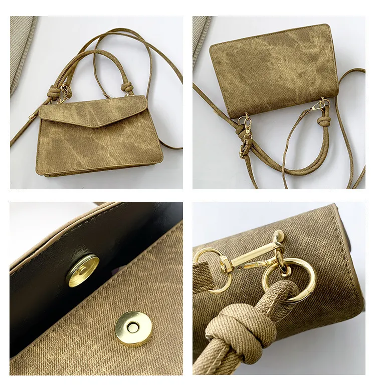 Women's Fashionable Small Square Shoulder Crossbody Bag - Versatile Ins Style Handbag for 2026 showcase 7