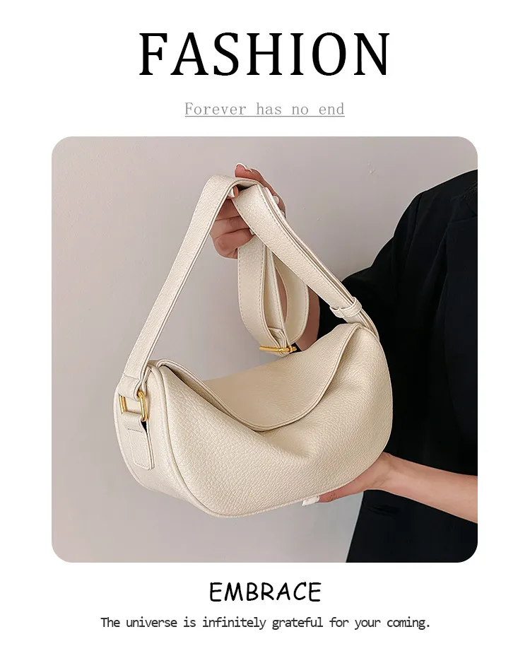 Fashionable Women's Dumpling Bag - Chic Niche Design 2023 Small Shoulder Crossbody Bag, Versatile All-Match Style for Everyday Elegance showcase 2