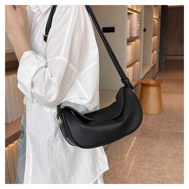 Fashionable Women's Dumpling Bag - Chic Niche Design 2023 Small Shoulder Crossbody Bag, Versatile All-Match Style for Everyday Elegance showcase 13