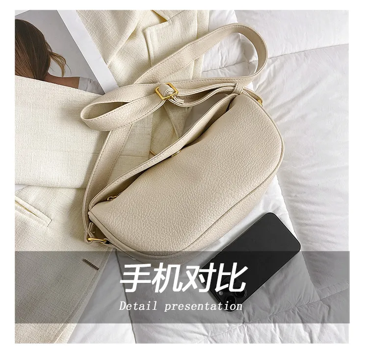 Fashionable Women's Dumpling Bag - Chic Niche Design 2023 Small Shoulder Crossbody Bag, Versatile All-Match Style for Everyday Elegance showcase 5
