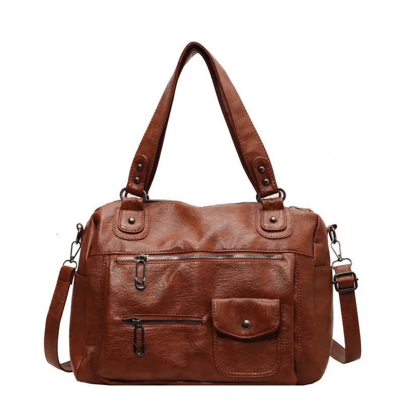 Luxury Women's Tote Bag Korean Niche Style Large Capacity Crossbody Shoulder Bag Fashionable Handbag for Daily Use thumbnail 5