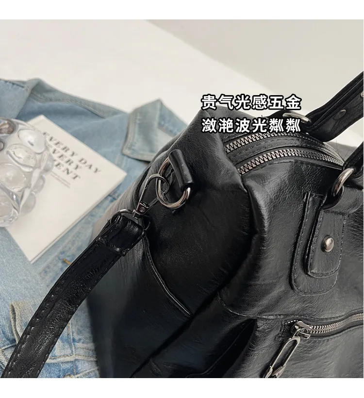 Luxury Women's Tote Bag Korean Niche Style Large Capacity Crossbody Shoulder Bag Fashionable Handbag for Daily Use showcase 4