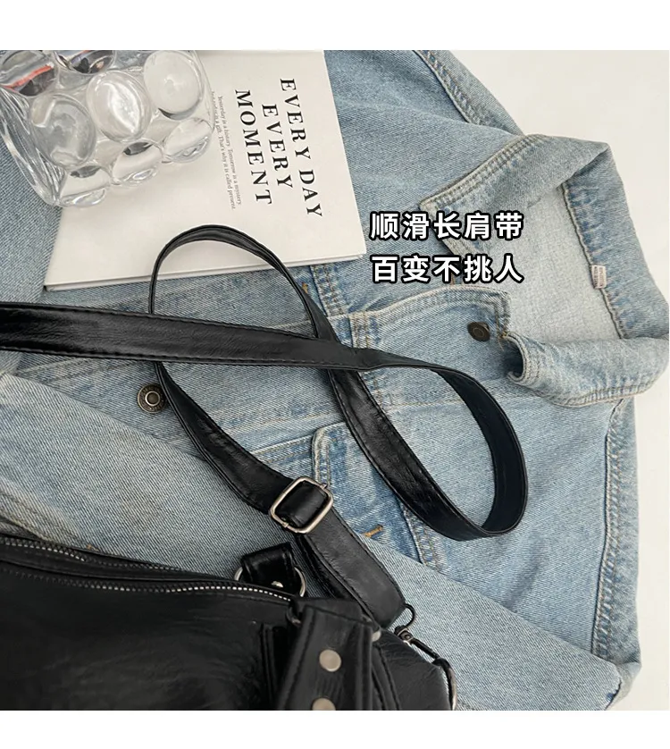 Luxury Women's Tote Bag Korean Niche Style Large Capacity Crossbody Shoulder Bag Fashionable Handbag for Daily Use showcase 3