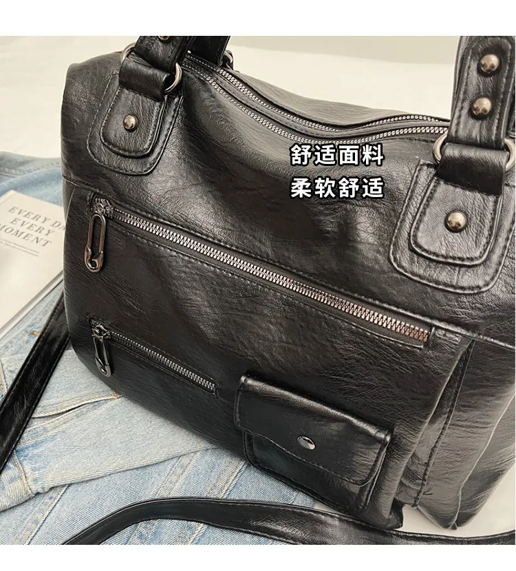 Luxury Women's Tote Bag Korean Niche Style Large Capacity Crossbody Shoulder Bag Fashionable Handbag for Daily Use showcase 7