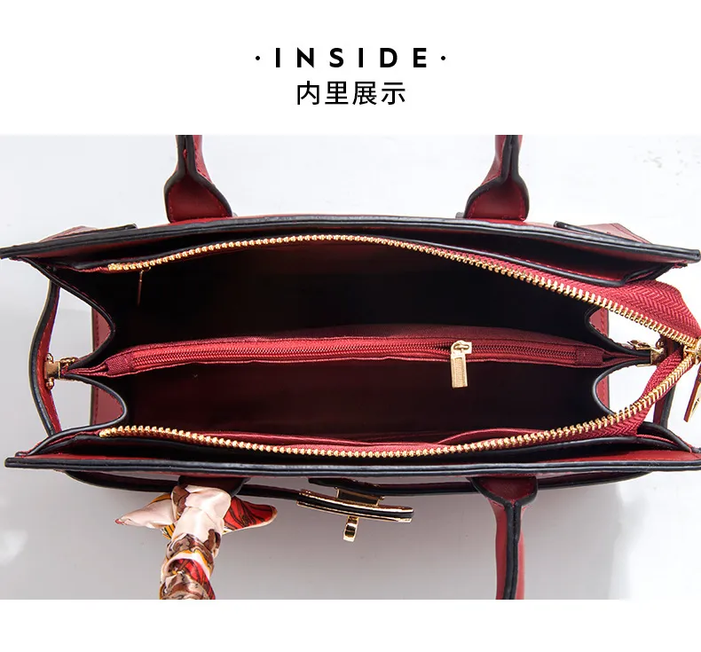 Elegant Large Capacity Crossbody Handbag for Middle-Aged Women, Premium Bridal Wedding Shoulder Bag showcase 4