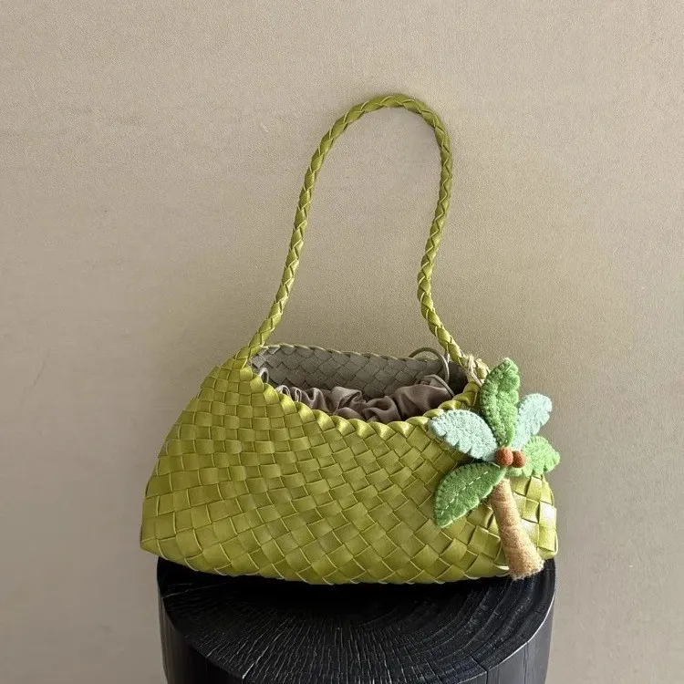 Hand-Woven Underarm Bag Women's Fashion 2026 Tote Shoulder Bag Set Chic Versatile Style thumbnail 3