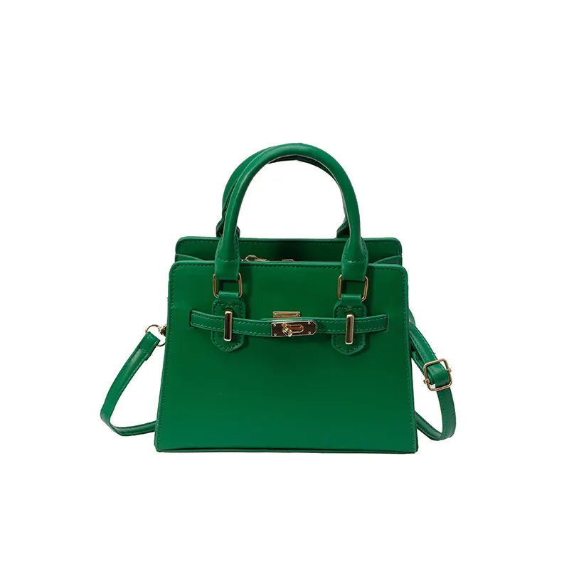 Fashionable Contrast Color Large Capacity Soft Face Portable Shoulder Crossbody Bag with Belt for Women - Stylish & Versatile Casual Handbag thumbnail 5