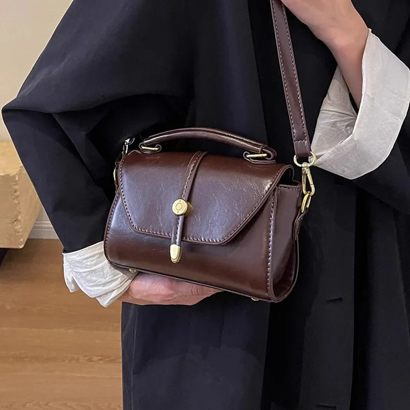 2025 Trendy Women's Shoulder Crossbody Bag - Fashionable Small Square Bag, Versatile All-Match Style for Everyday and Special Occasions thumbnail 1