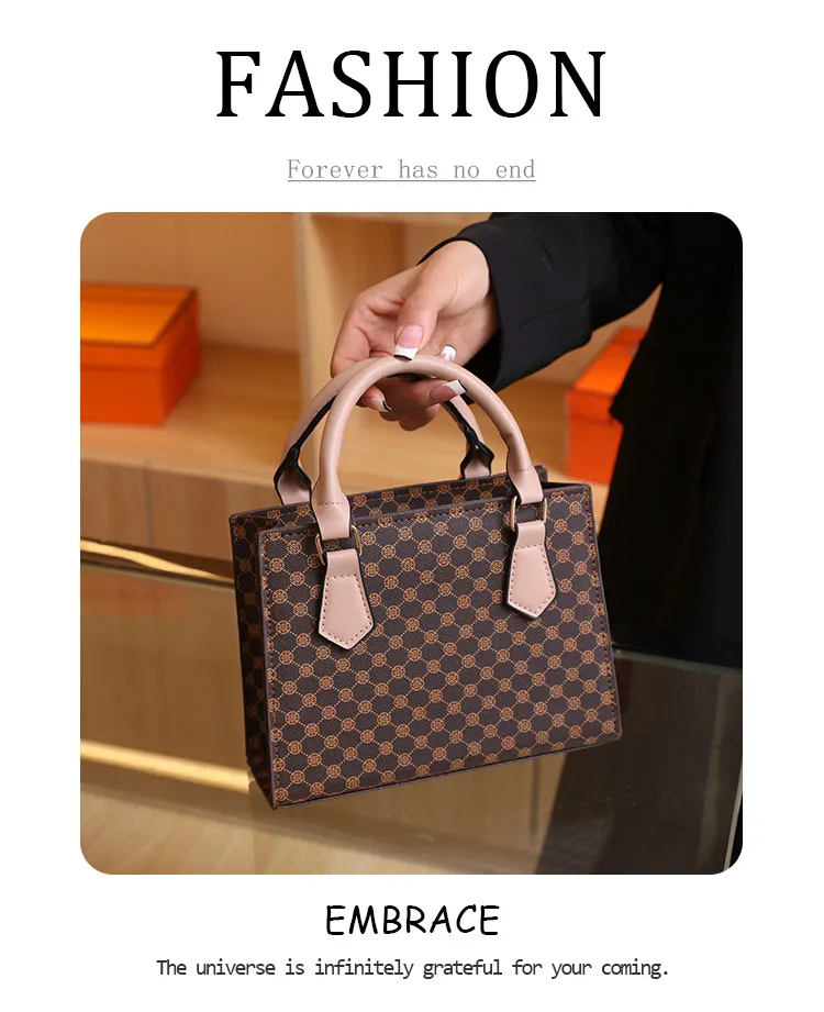 2026 Trendy Stylish Women's Handbag, Vintage Print Shoulder Crossbody Bag, Versatile High-End Fashion Accessory showcase 8