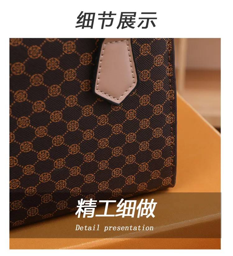 2026 Trendy Stylish Women's Handbag, Vintage Print Shoulder Crossbody Bag, Versatile High-End Fashion Accessory showcase 11