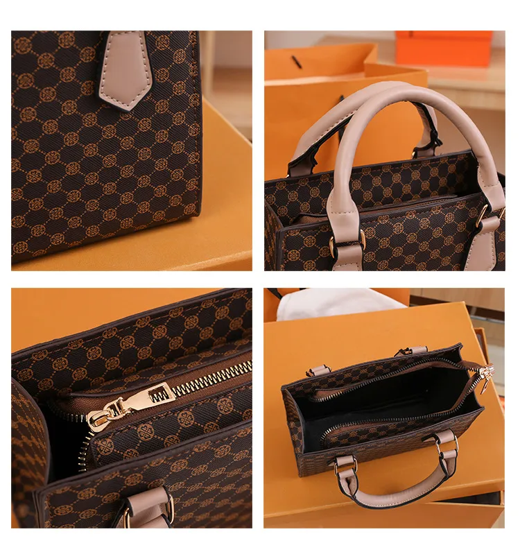 2026 Trendy Stylish Women's Handbag, Vintage Print Shoulder Crossbody Bag, Versatile High-End Fashion Accessory showcase 16