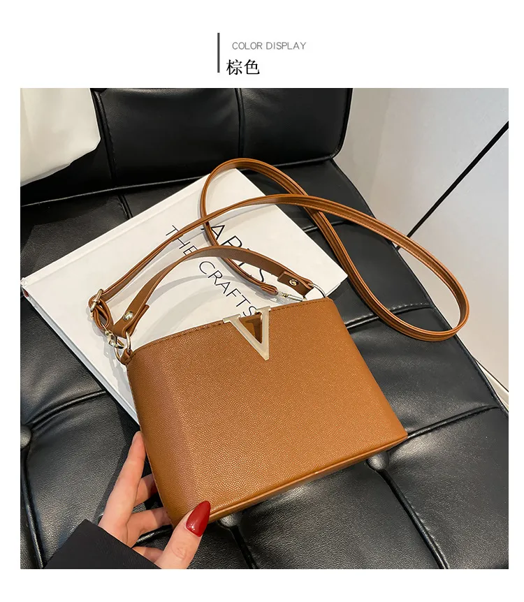 Women's Fashionable Crossbody Handbag - Versatile Spring Style Bucket Bag for Work, Commuting, and Everyday Use showcase 12