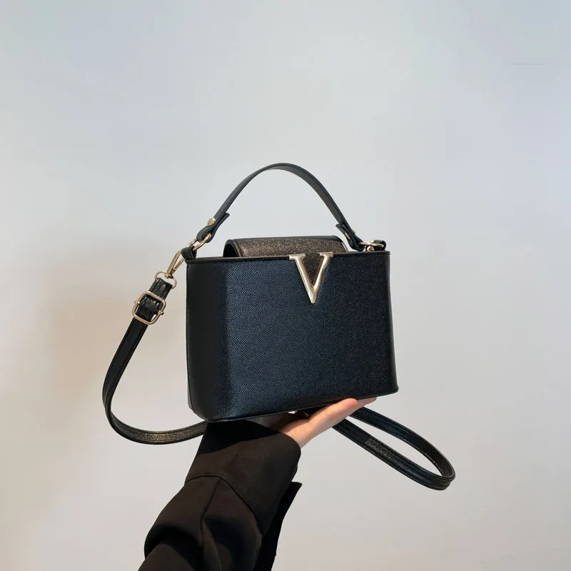 Women's Fashionable Crossbody Handbag - Versatile Spring Style Bucket Bag for Work, Commuting, and Everyday Use - Image 2