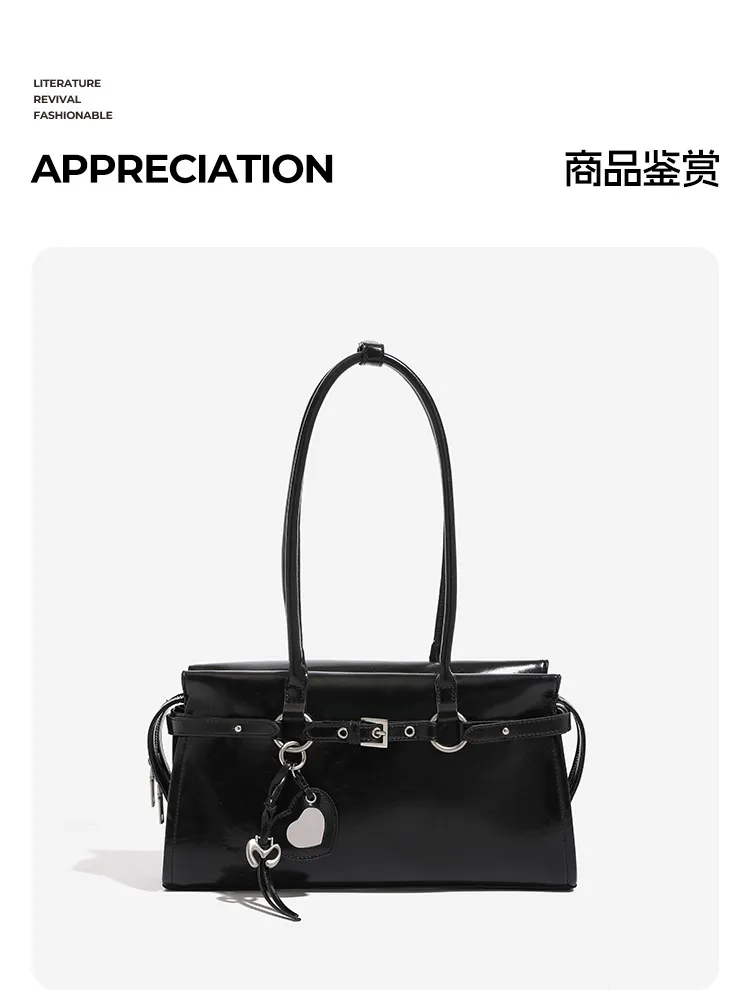 Elegant Bridal Wedding Underarm Bag - Red Sweet & Cool Baguette Style for Winter, High-End Portable Shoulder Bag for Women showcase 11