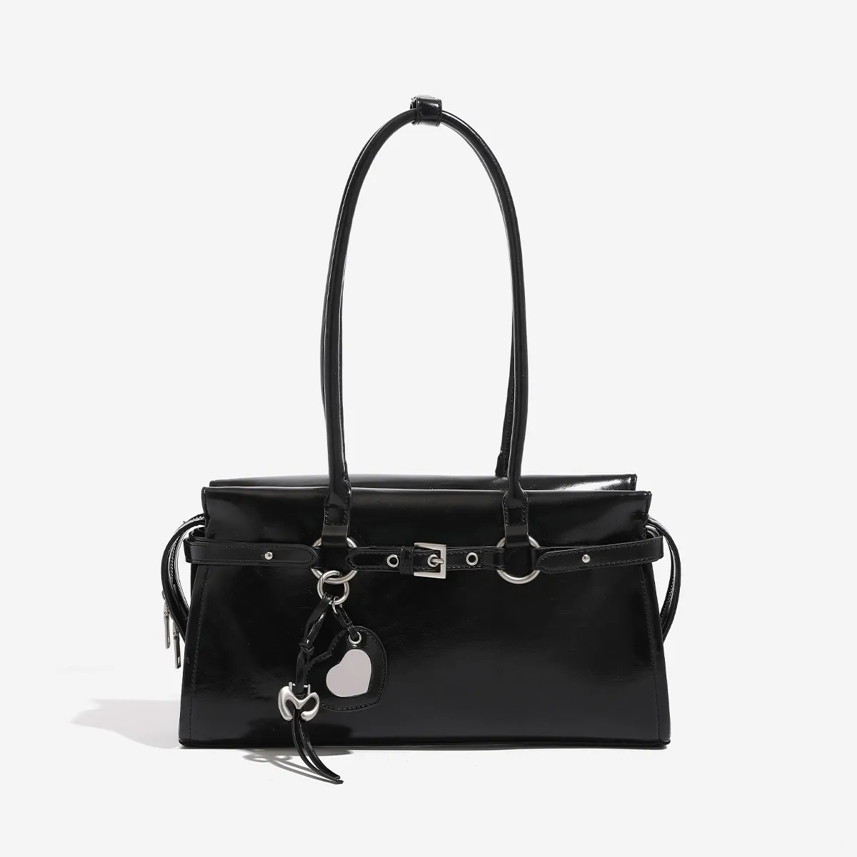 Elegant Bridal Wedding Underarm Bag - Red Sweet & Cool Baguette Style for Winter, High-End Portable Shoulder Bag for Women thumbnail 6