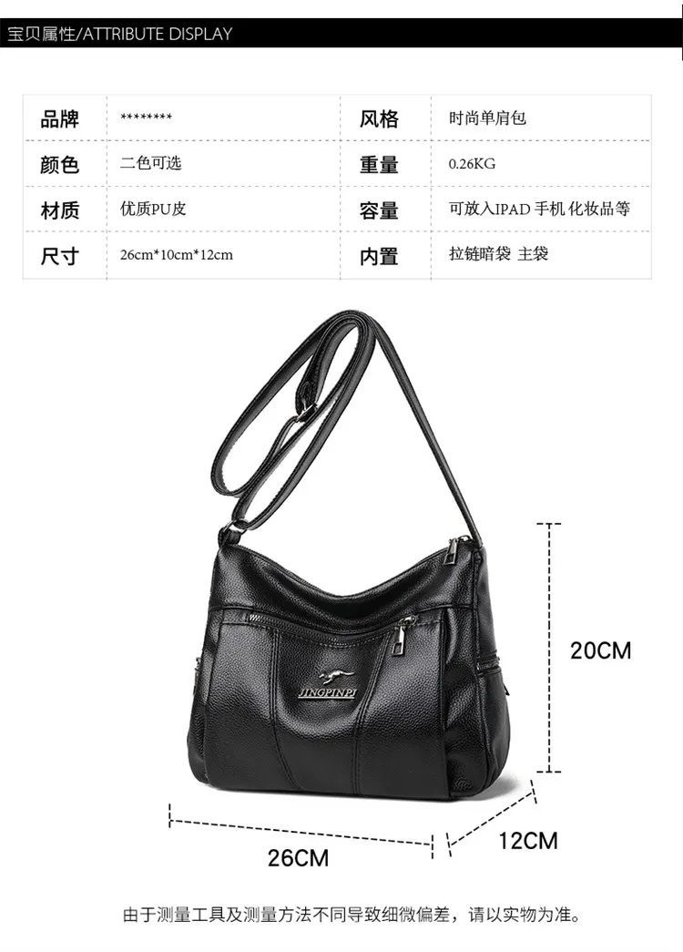 2026 New Fashionable Women's Large Capacity Crossbody Shoulder Bag - Stylish Mom Bag for Ladies, Premium Design for Everyday Use showcase 12