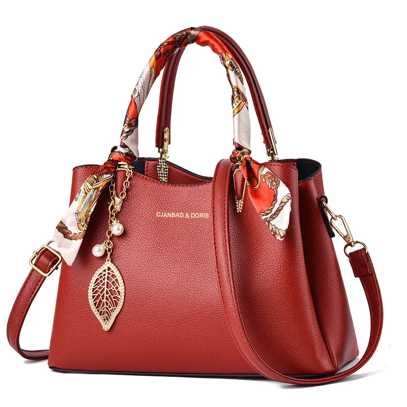2025 New Red Bridal Wedding Gift Handbag for Women, Large Capacity Crossbody Tote Bag, Attractive Fashionable Clutch Purse thumbnail 5