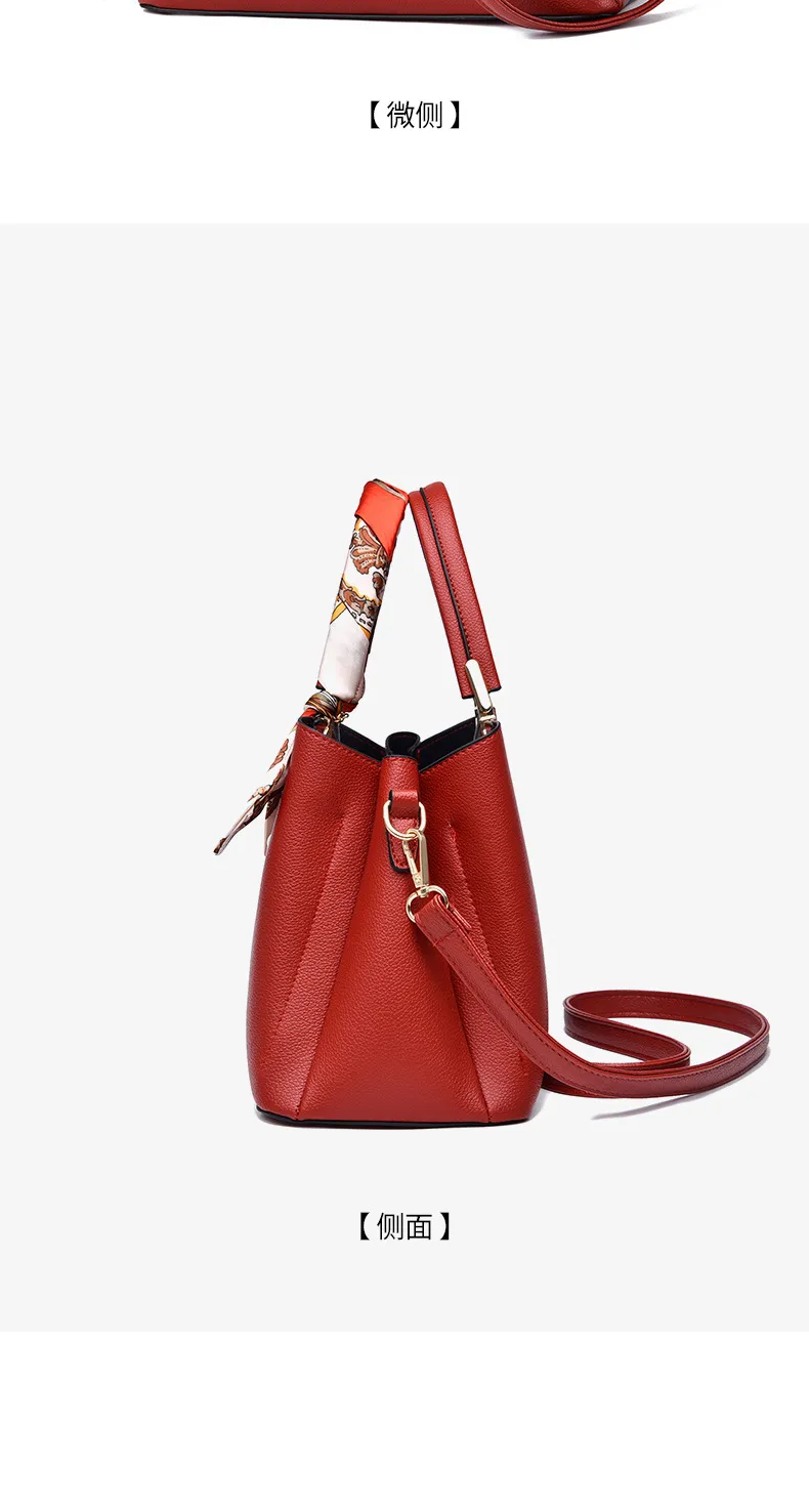 2025 New Red Bridal Wedding Gift Handbag for Women, Large Capacity Crossbody Tote Bag, Attractive Fashionable Clutch Purse showcase 13