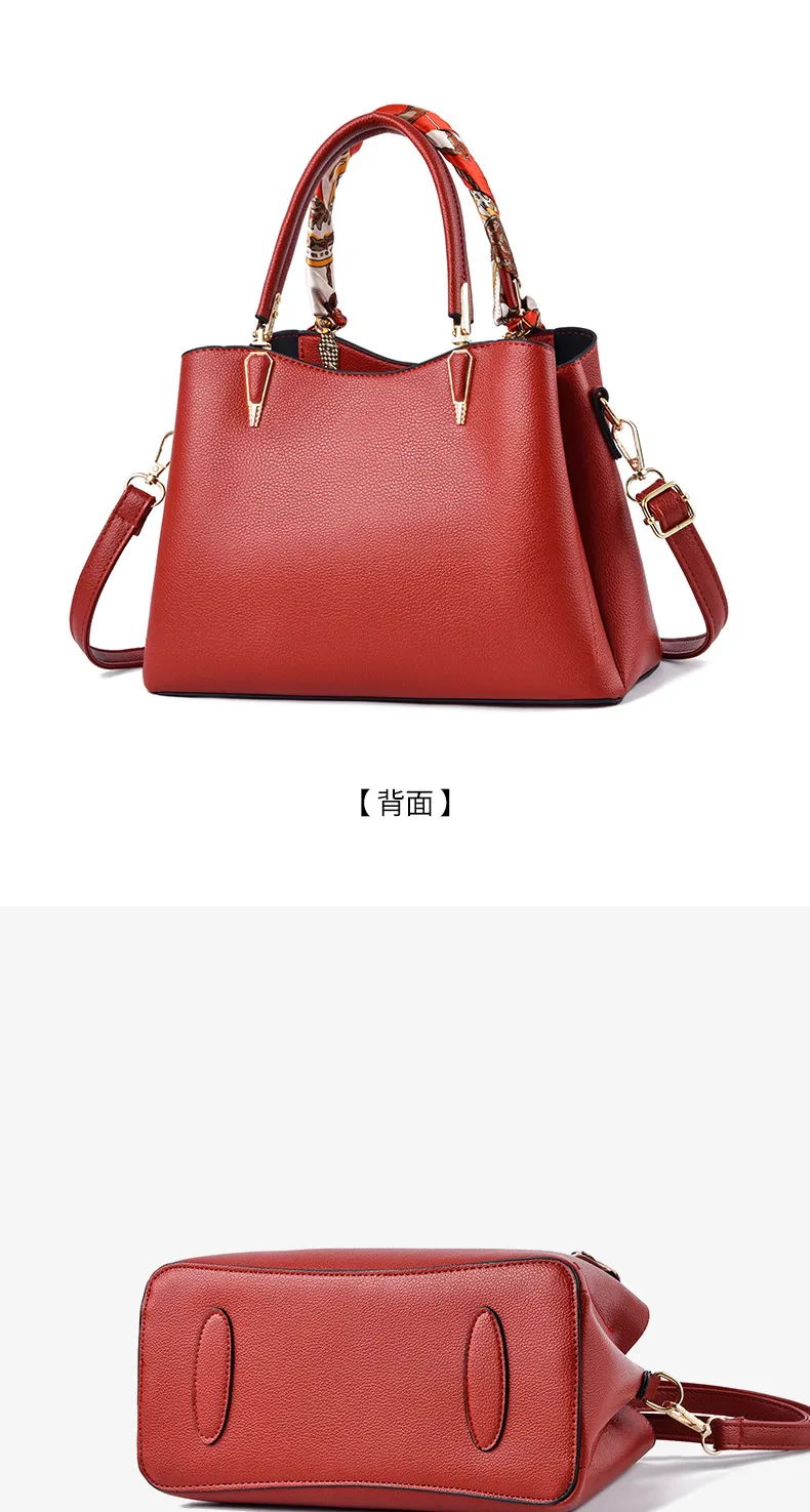 2025 New Red Bridal Wedding Gift Handbag for Women, Large Capacity Crossbody Tote Bag, Attractive Fashionable Clutch Purse showcase 14