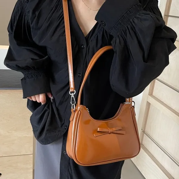 Women's Chic Underarm Bag 2025 Fashion Niche Design Single Shoulder Crossbody Tote, Elegant Small Handbag for Work & Outings thumbnail 4