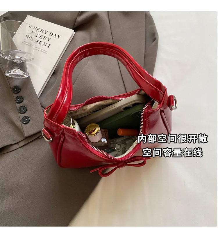 Women's Chic Underarm Bag 2025 Fashion Niche Design Single Shoulder Crossbody Tote, Elegant Small Handbag for Work & Outings showcase 14