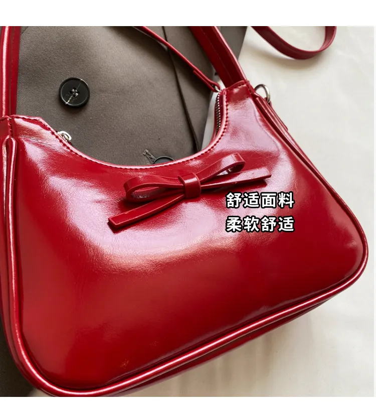 Women's Chic Underarm Bag 2025 Fashion Niche Design Single Shoulder Crossbody Tote, Elegant Small Handbag for Work & Outings showcase 12