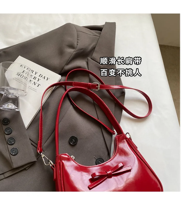 Women's Chic Underarm Bag 2025 Fashion Niche Design Single Shoulder Crossbody Tote, Elegant Small Handbag for Work & Outings showcase 9