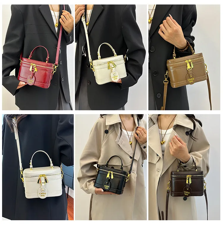 Women's Korean Fashion Commuter Shoulder Messenger Bag - Stylish Small Square Crossbody Purse for Everyday Use showcase 11