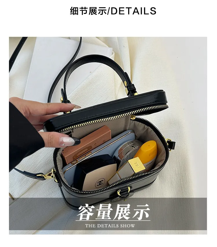 Women's Korean Fashion Commuter Shoulder Messenger Bag - Stylish Small Square Crossbody Purse for Everyday Use showcase 5