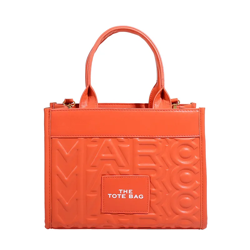 Luxury Women's Embossed Tote Bag, Fashionable Commuter Shoulder Crossbody Handbag, Versatile Light Luxury Letter Design for Daily Use - Image 10
