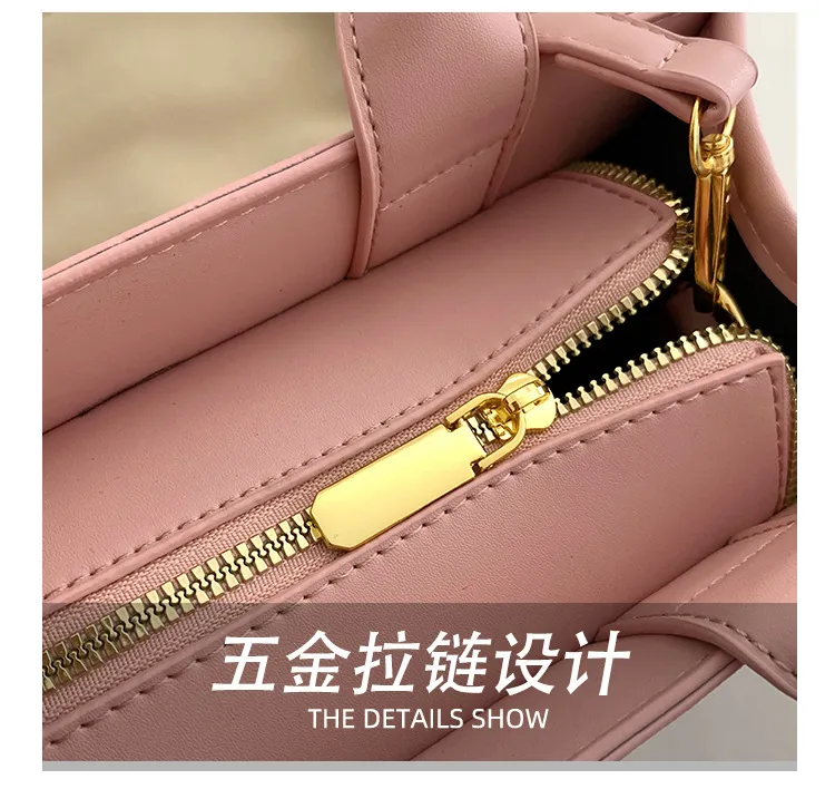 Luxury Women's Embossed Tote Bag, Fashionable Commuter Shoulder Crossbody Handbag, Versatile Light Luxury Letter Design for Daily Use showcase 7