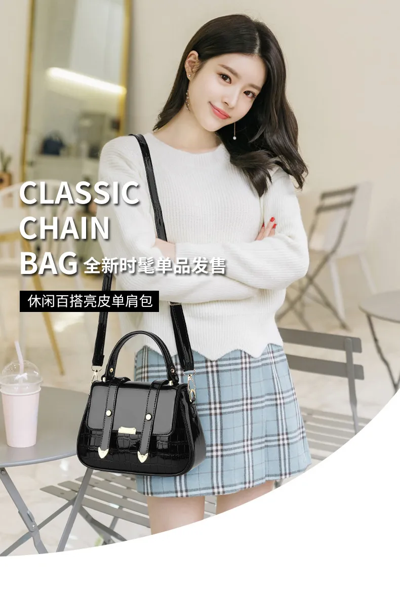 2024 New Fashion Women's Flip Handbag - Versatile Embossed Shoulder Crossbody Small Bag for Stylish Ladies showcase 5