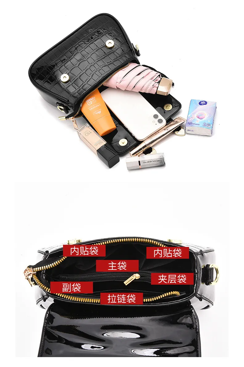 2024 New Fashion Women's Flip Handbag - Versatile Embossed Shoulder Crossbody Small Bag for Stylish Ladies showcase 12
