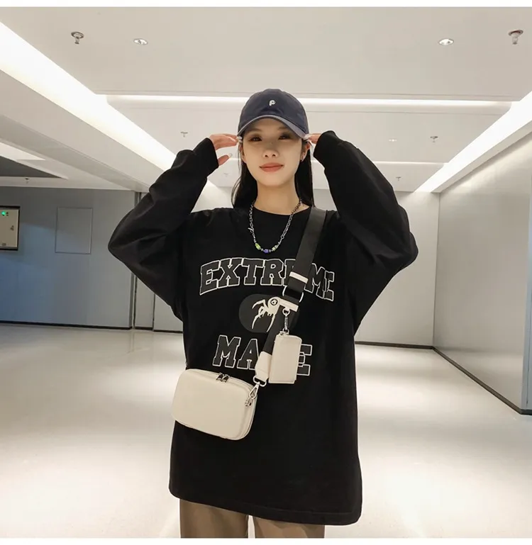 New Brand Small Square Bag Women's Casual Shoulder Bag 2-in-1 Box Bag Men's Crossbody Bag Versatile Fashion Accessory showcase 12